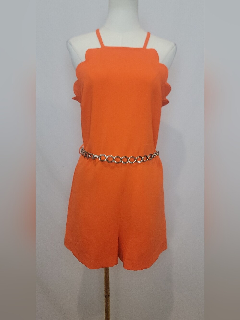 Victoria Beckham for Target Orange Romper, Size Medium